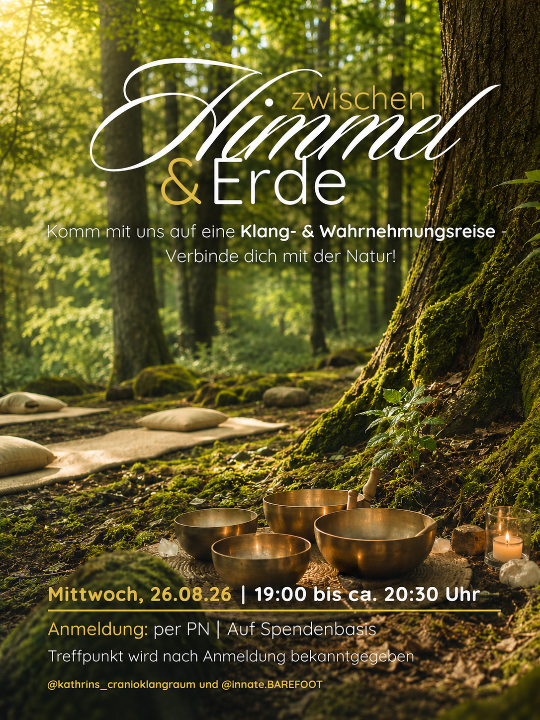 Zwischen Himmel & Erde – Klang- & Wahrnehmungsreise